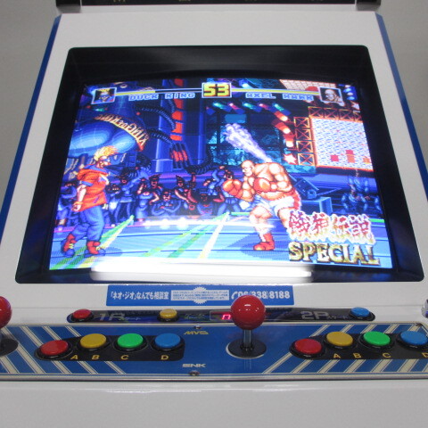 SNK MVS ネオジオ筐体 MVS-U4 25 焼き付け塗装 モニター焼け無し SNK MVS ネオジオ筐体 MVS-U4 25 焼き付け塗装 モニター焼け無し