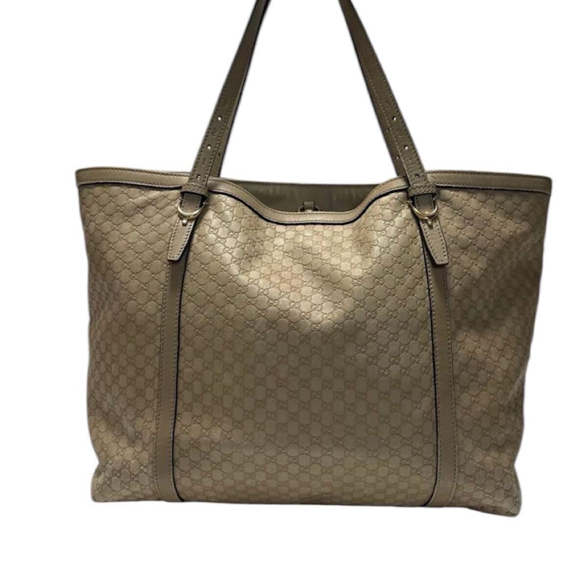 GUCCI グッチ GG柄 マイクロシマ レザー 本革 A4可 大容量 GUCCI グッチ GG柄 マイクロシマ レザー 本革 A4可 大容量