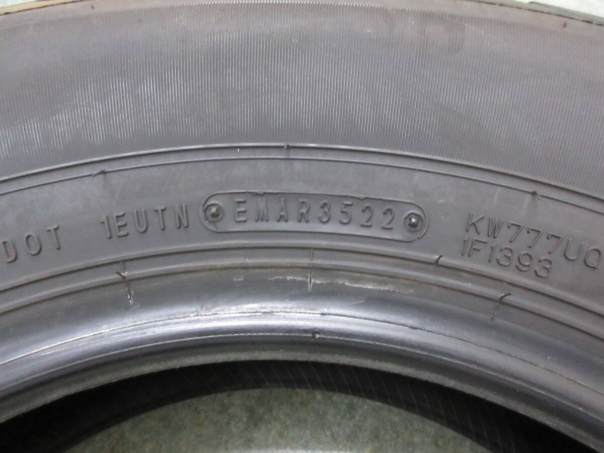 中古夏タイヤ 4本セット 195/80R15-AT20 GRANDTREKダンロップ ジムニー 新車外し_画像6