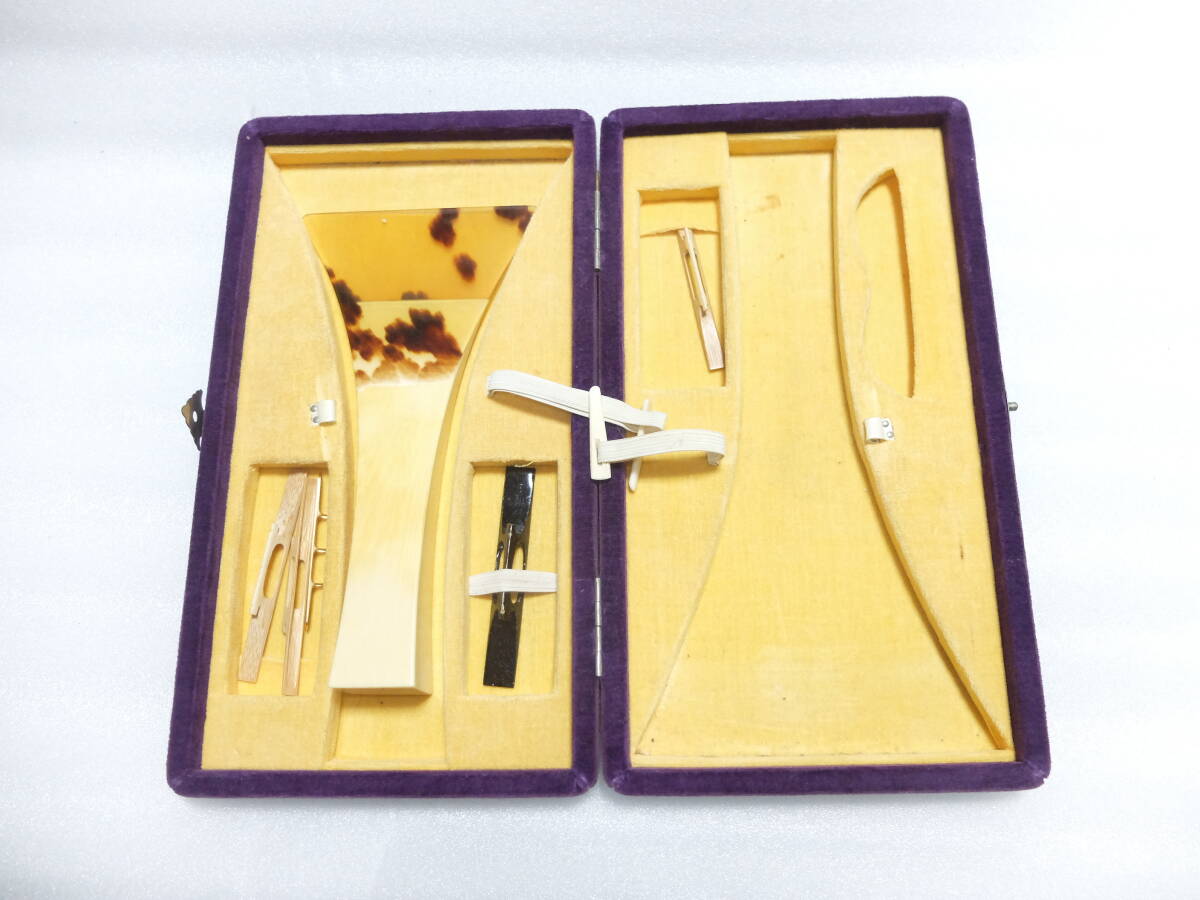 三味線 撥(ばち) 象牙風? 鼈甲風? USED難有ジャンク品(バチ 三味線 撥(ばち) 象牙風? 鼈甲風? USED難有ジャンク品(バチ