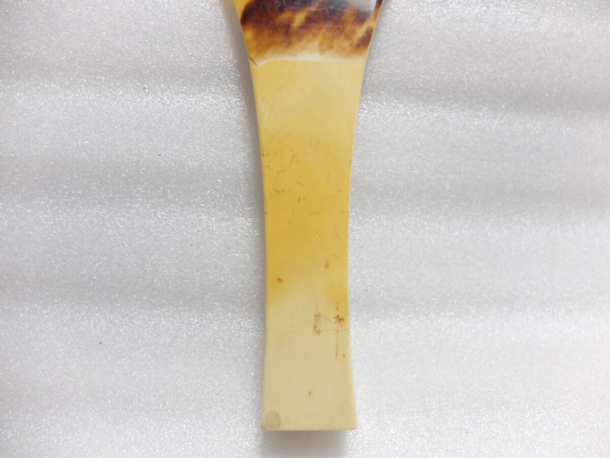 三味線 撥(ばち) 象牙風? 鼈甲風? USED難有ジャンク品(バチ 三味線 撥(ばち) 象牙風? 鼈甲風? USED難有ジャンク品(バチ