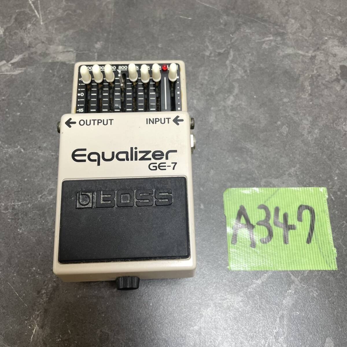 ☆A347 BOSS GE-7 Equalizer イコライザー ギターエフェクター ☆A347 BOSS GE-7 Equalizer イコライザー ギターエフェクター