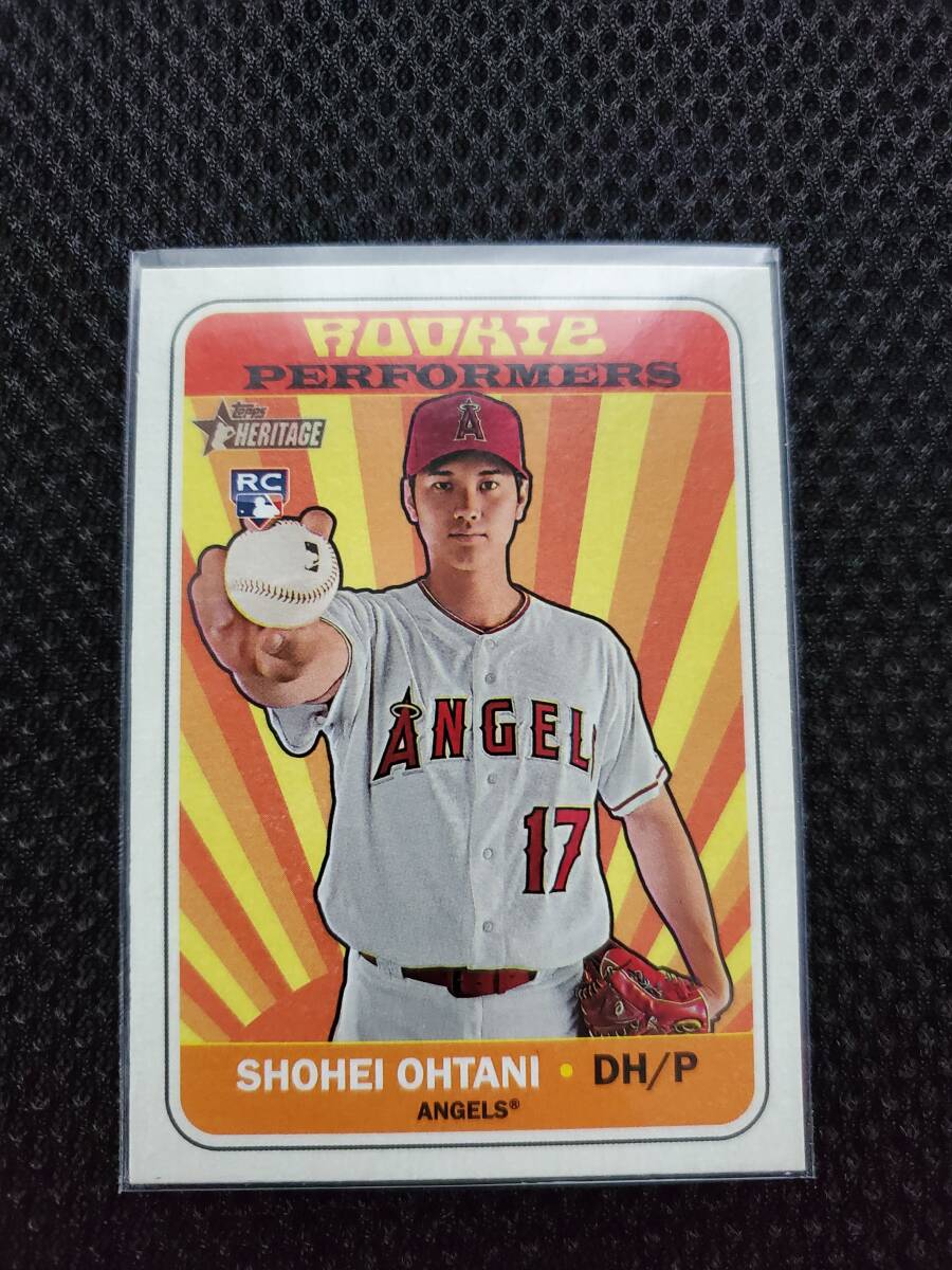 2018 Topps Heritage 大谷翔平&トラウト 大谷翔平 ルーキー Topps Heritage 2018 大谷翔平 ルーキーカード インサート #RP