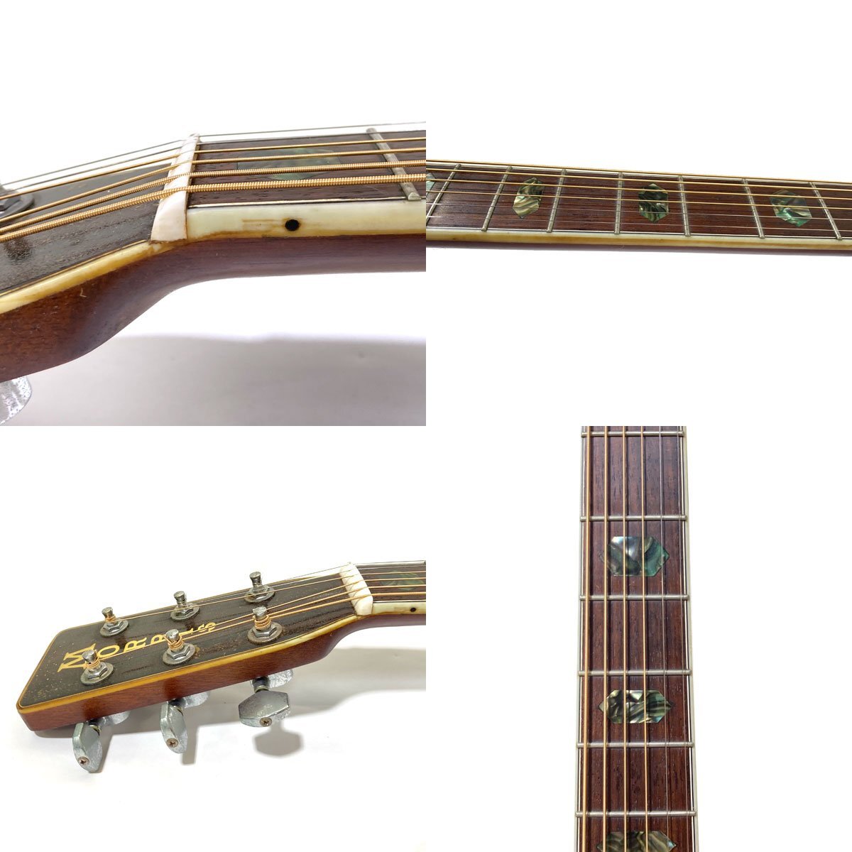 Morris W-40 縦ロゴ 3ピースバック モーリス アコースティック