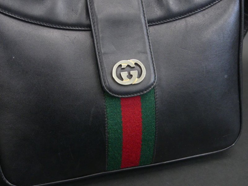 w588 正規 GUCCI オールド グッチ GG金具 シェリーライン レザー w588 正規 GUCCI オールド グッチ GG金具 シェリーライン レザー