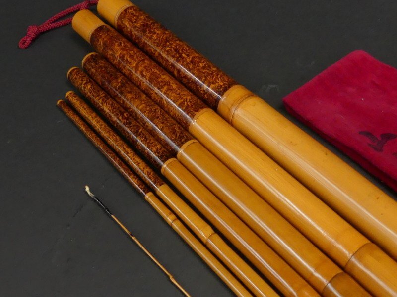 w579 美品 竿かづ 山女魚 7本継 4.58m 和竿 竹竿 渓流 重さ209g w579 美品 竿かづ 山女魚 7本継 4.58m 和竿 竹竿 渓流 重さ209g