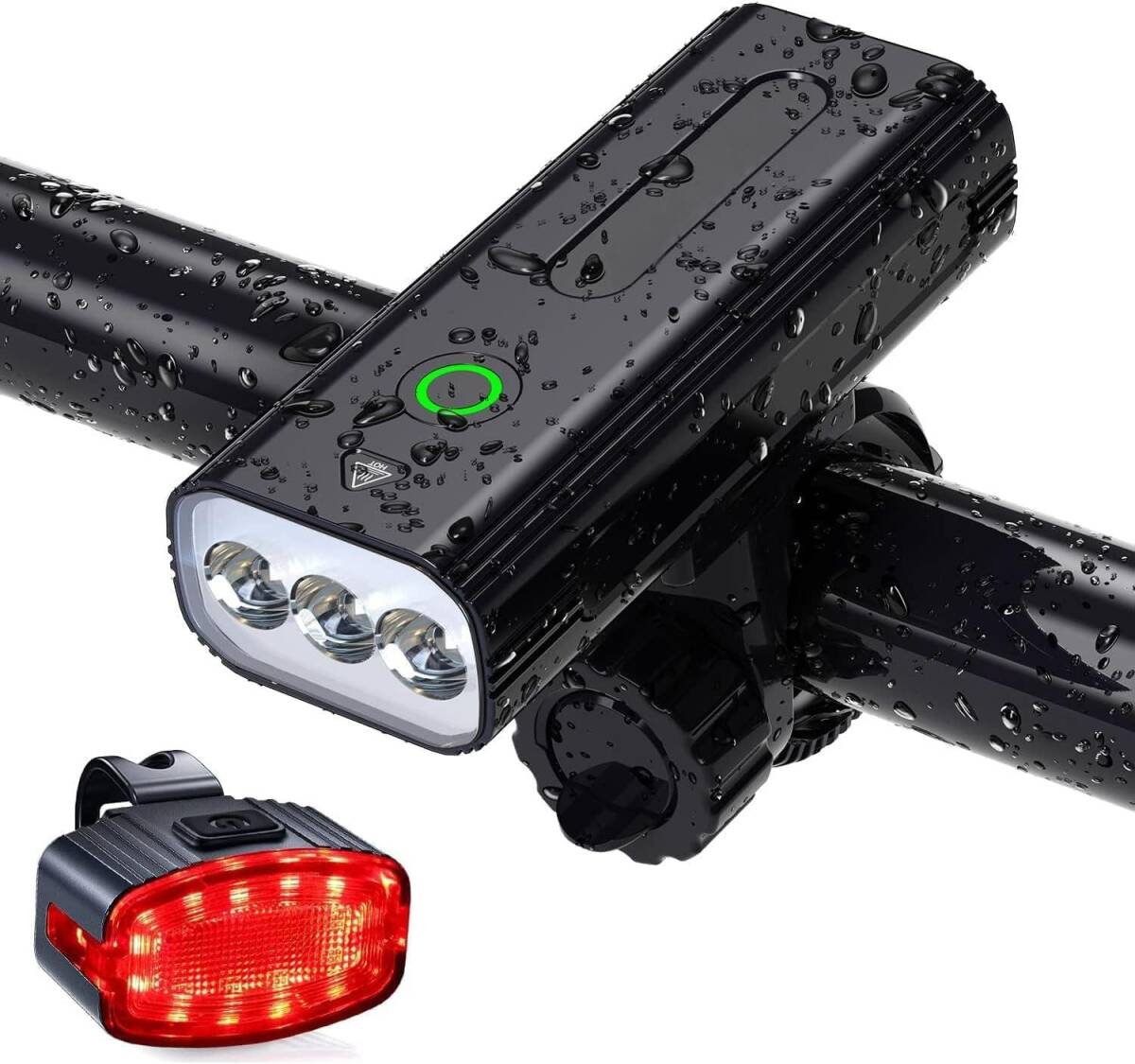 自転車 ライト 防水 Type-C USB 充電式 明るい 最強 2500ルーメン 高輝度