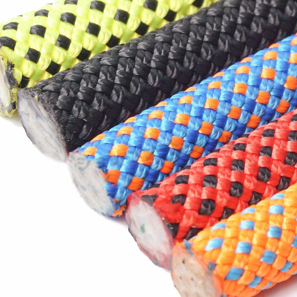 クライミングロープ　ザイル ガイロープ　ロープ徑10.5mm 登山補助ロープ クライミング 30m アウトドア キャンプ 防災 安全