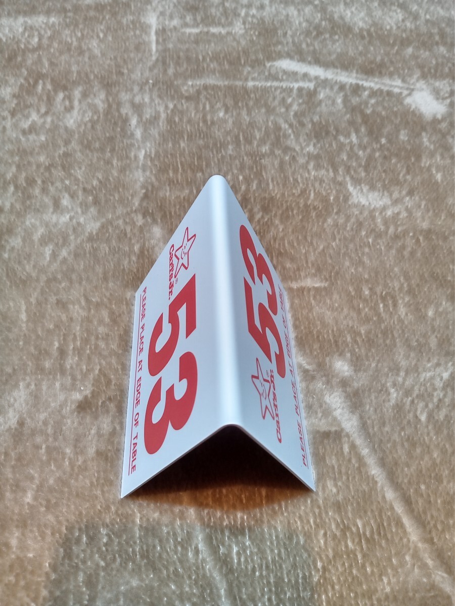 Carl's Jr テーブルナンバー インパラ ボム bomb lowrider CHEVROLET FORD Track 3100 panel Van ローライダー_画像3