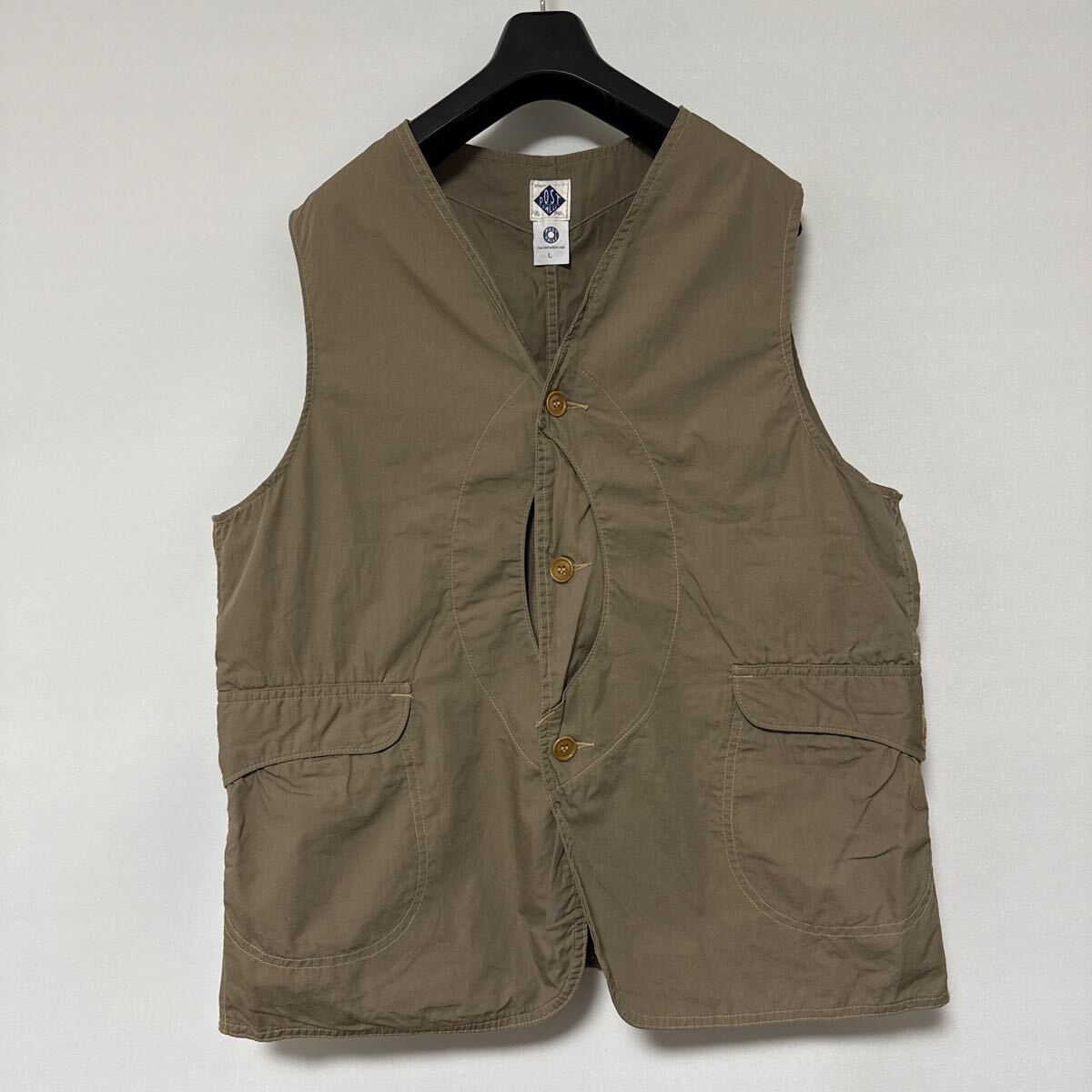 美品 90 年代 POST OVERALLS ROYAL TRAVELER VEST L ポスト 美品 90 年代 POST OVERALLS ROYAL TRAVELER VEST L ポスト