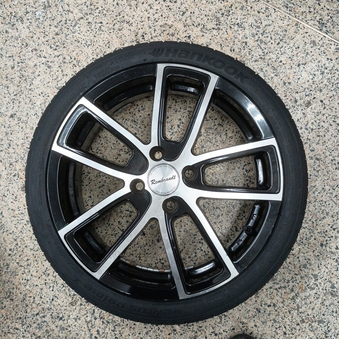 2024年 新品 165/45R16 Hankook Ventus Prime3 Rembrandt 16インチ5.5J+48 100/4H 4本 タント キャンバス ココア スペーシア ワゴンR