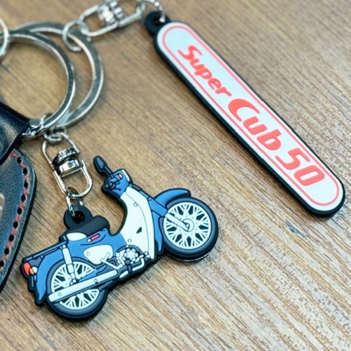 スピード出荷 HONDA ホンダ 純正 C50 FINAL カブ ファイナル PVCキーホルダー スーパーカブ50 Final Edition キーホルダー 管理N