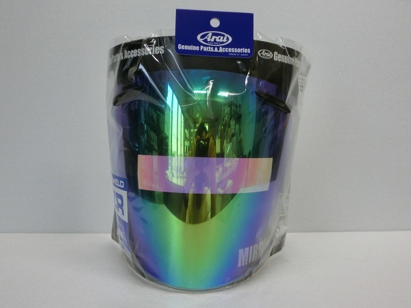 Arai アライ 純正 スーパーアドシスZR ライトスモークグリーンミラーシールド SZ-RAM4X SZ-RAM4 SZ-RAM3 SZ-RAM2 SZ-G SZ-M SZ-F 管理T