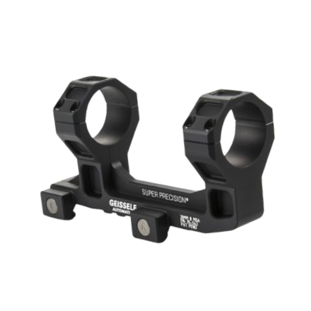 GPリテール GEISSELE Super Precision 1.93 スコープマウント リング径 25.4mm 30mm ハイマウント 20mmレール レプリカ (ブラック)