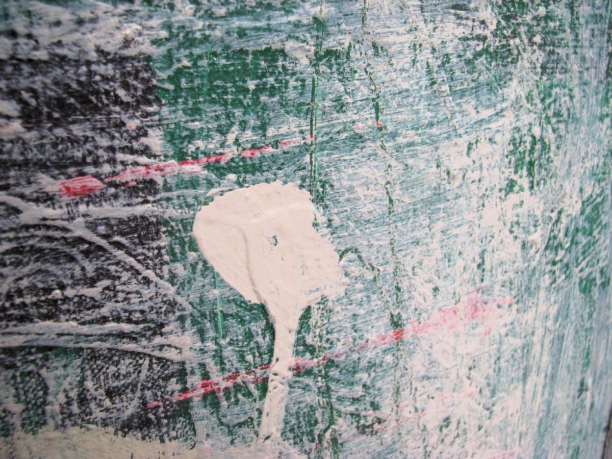 尼崎～西宮～伊丹,前衛美術,埋もれた鬼才,西口典子「花冠」20号油彩,新発見 尼崎～西宮～伊丹,前衛美術,埋もれた鬼才,西口典子「花冠」20号