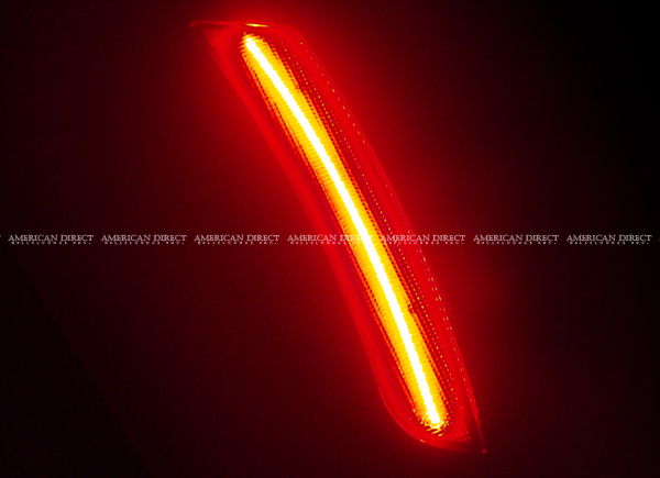 【即納/スモーク】16y- シボレー カマロ LED ライナー サイドマーカー フロント アンバー オレンジ/リア レッド 4個(gè)セット(1臺(tái)分)