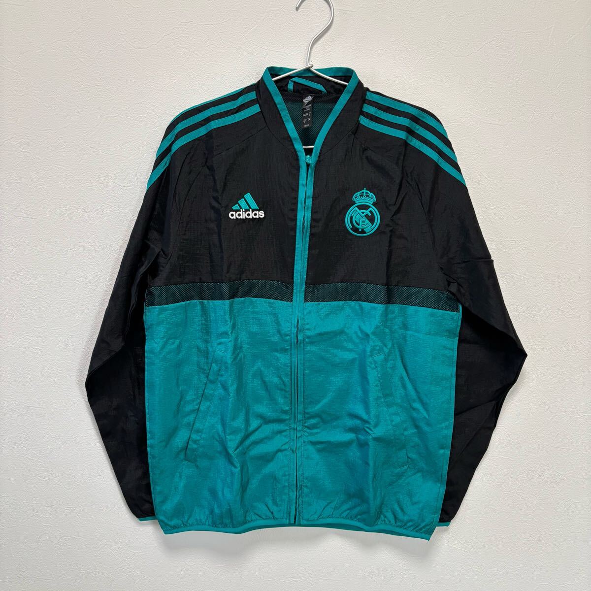 adidas アディダス Sサイズ　レアル・マドリード 裏地メッシュ ウーブンジャケット　 ジャージ　 サッカー