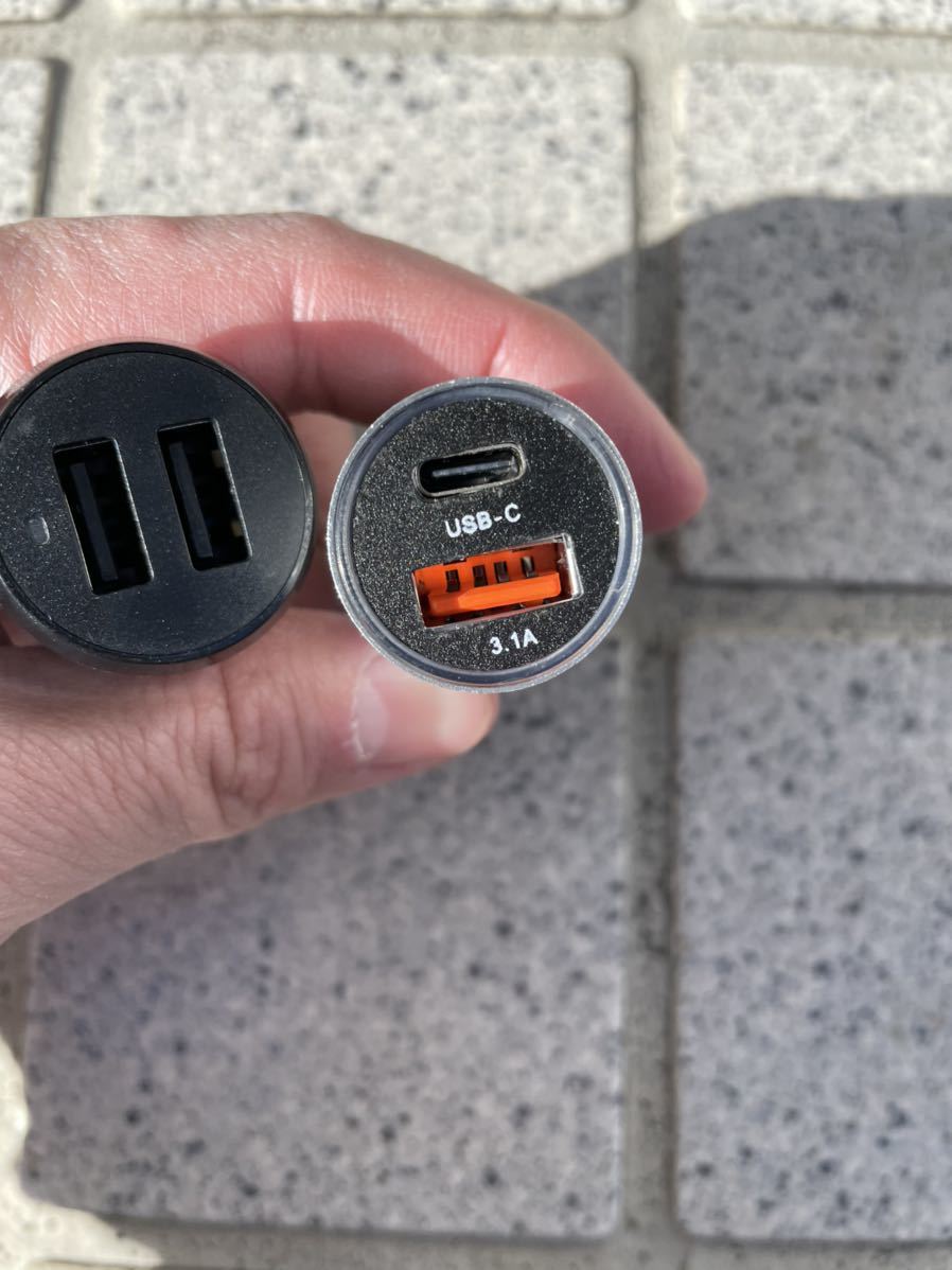 シガーソケット スマホ充電器 USB PD対応_画像1