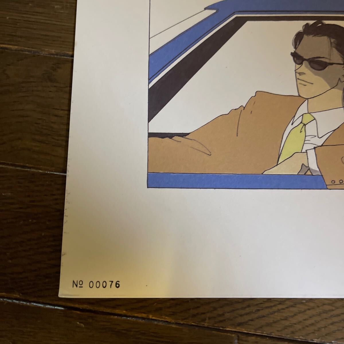 吉田秋生 サイン入り色紙 複製原画 バナナフィッシュ(Private 吉田秋生 サイン入り色紙 複製原画 バナナフィッシュ(Private