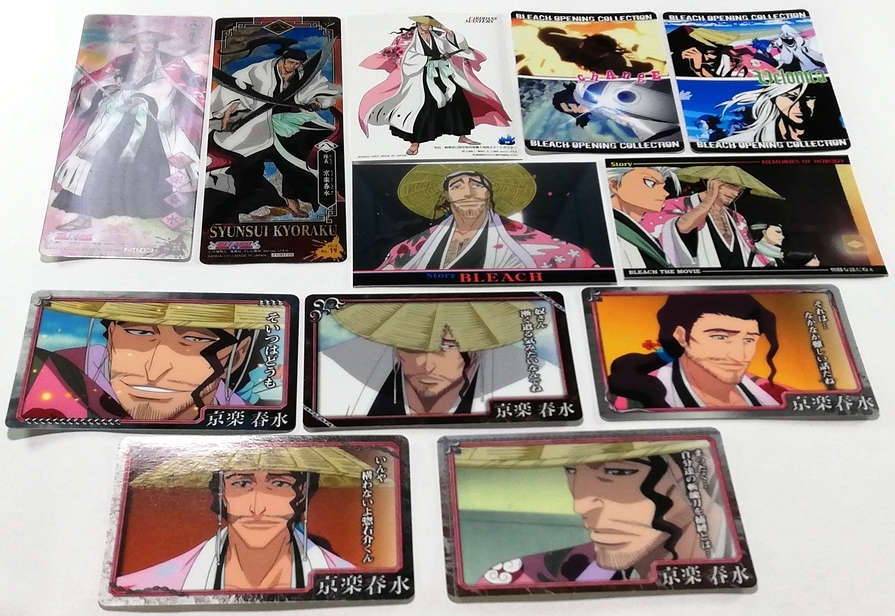 BLEACH 京楽春水カードまとめ クリアコレクション カードガム BLEACH 京楽春水カードまとめ クリアコレクション カードガム