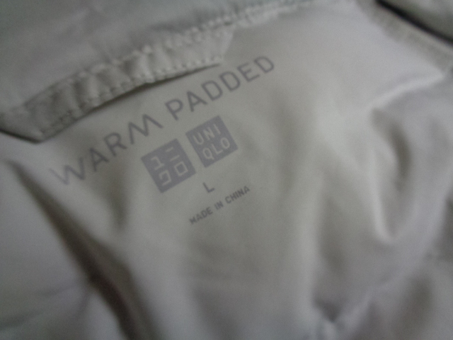 ユニクロ パフテックパーカ / L / 01 OFF WHITE UNIQLO _画像6
