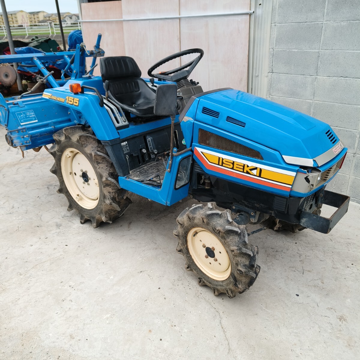 !_ трактор 4WD Iseki TU155F роторный 15 лошадиные силы 491 час 