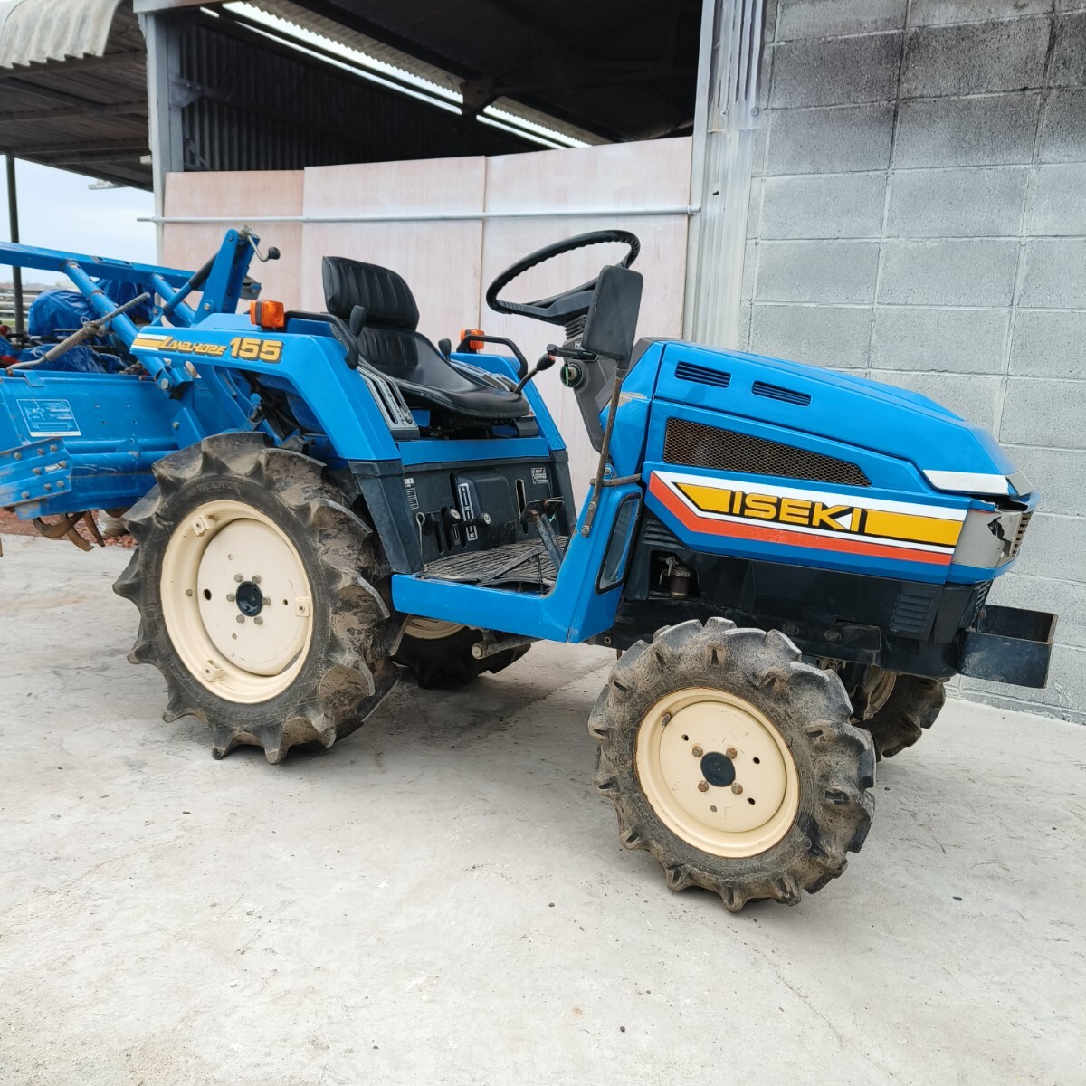 !_ трактор 4WD Iseki TU155F роторный 15 лошадиные силы 491 час 