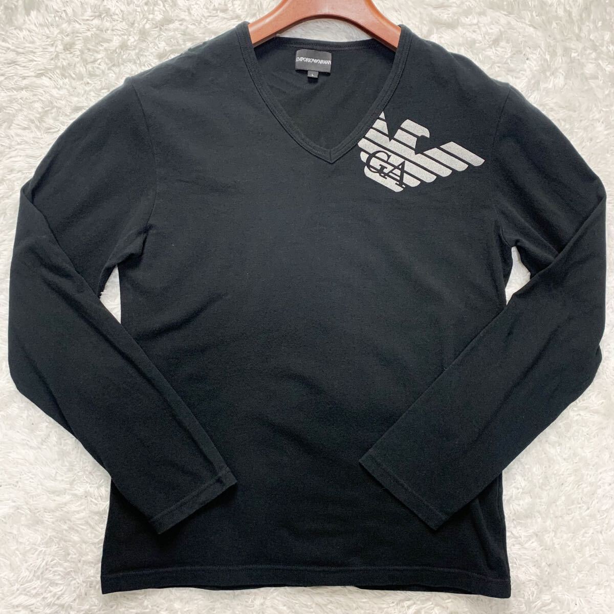 美品/Lサイズ○EMPORIO ARMANI エンポリオアルマーニ ロンT 長袖 美品/Lサイズ○EMPORIO ARMANI エンポリオアルマーニ ロンT 長袖