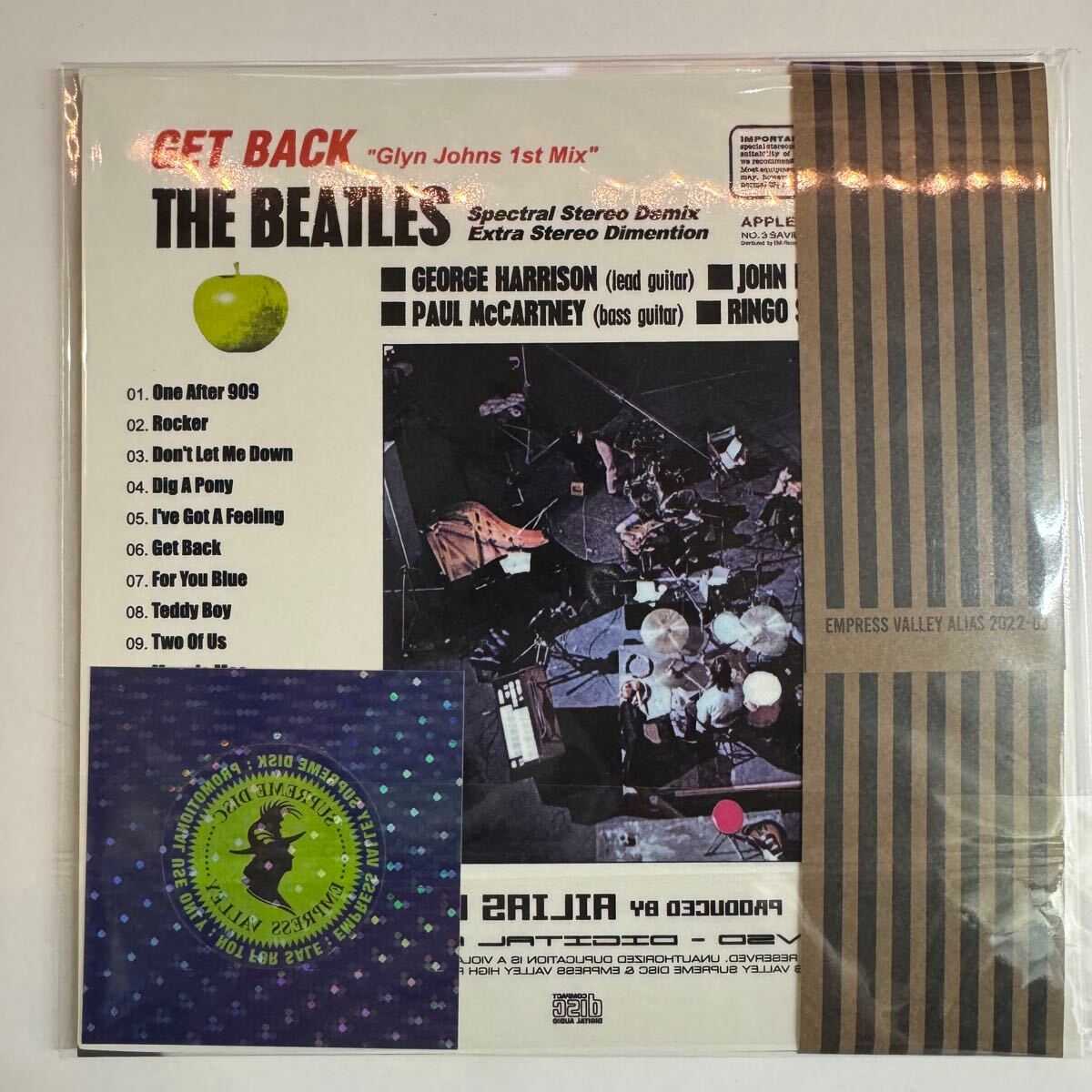 オリジナル GET BEATLES THE BACK DEMIX STEREO TOP (CD)ROOF DEMIX STEREO 洋楽