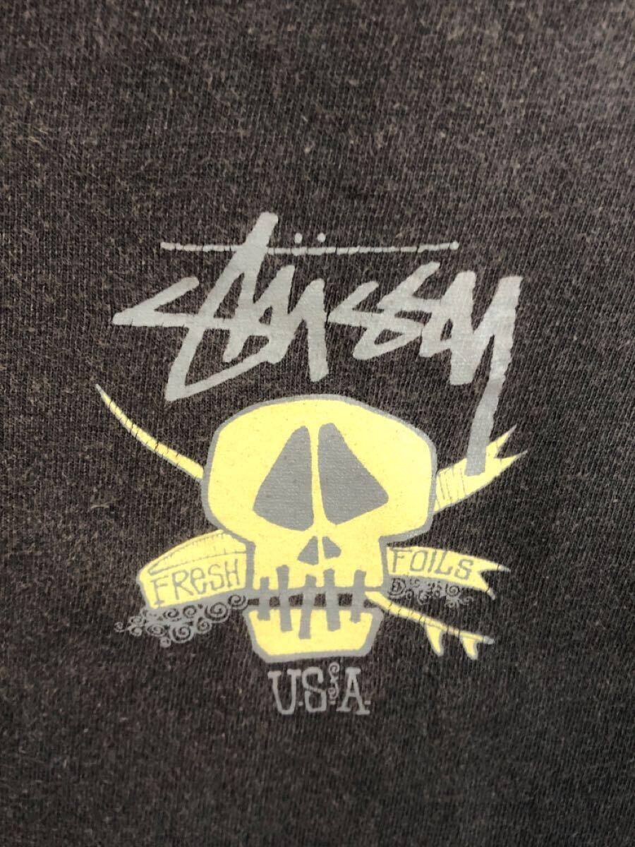 初期80s old stussy サーフスカル両面プリントロンT !黒タグ 墨 初期80s old stussy サーフスカル両面プリントロンT !黒タグ 墨