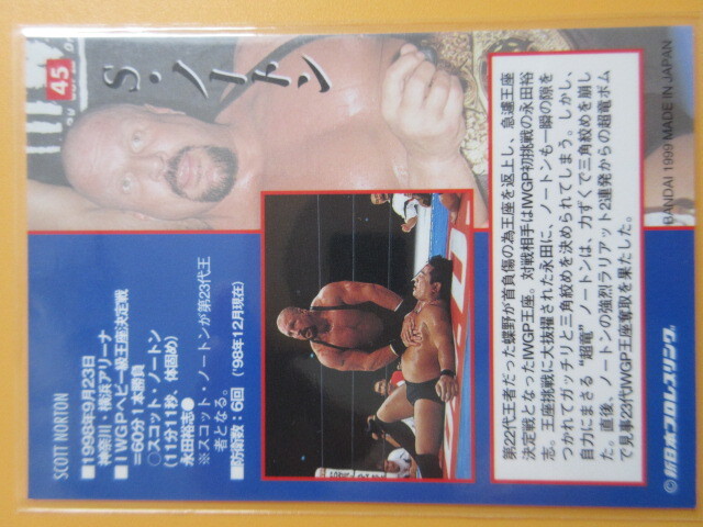 スコット?ノートン☆直筆サイン入りプロレスカード【プライベートサイン】新日本プロレス／商品説明欄全部必読！入札條件＆取引條件厳守！