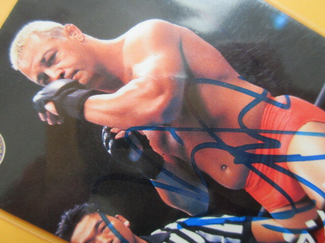 ブライアン?ジョンストン☆直筆サイン入りプロレスカード【プライベートサイン】新日本プロレス／商品説明欄必読！入札條件＆取引條件厳守