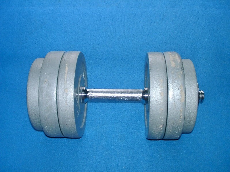 ★全国送料無料（沖縄/離島もOK）　ダンベル　15kg★筋力トレーニング　No.2