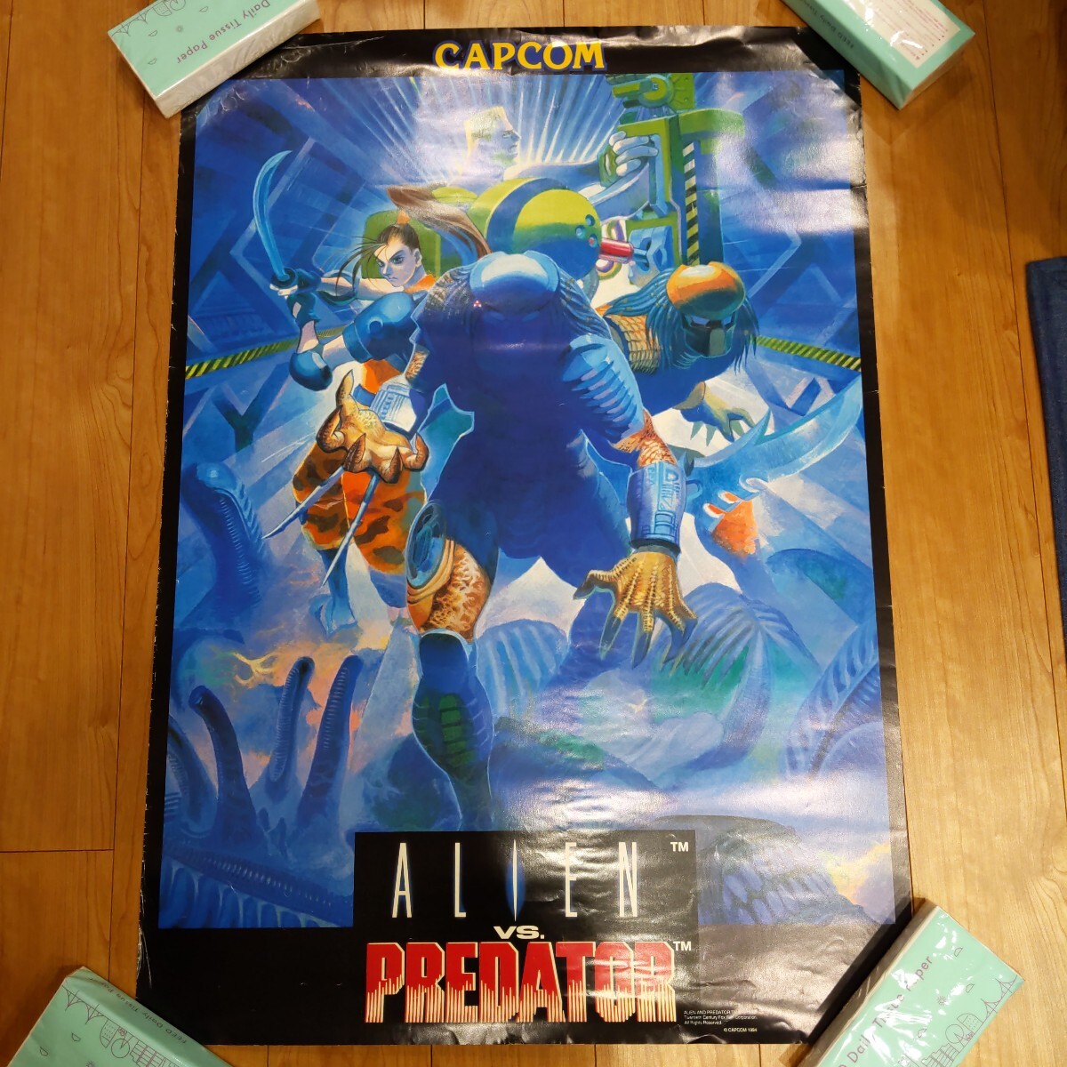 エイリアンVSプレデター B1サイズ ポスター CAPCOM カプコン エイリアンVSプレデター B1サイズ ポスター CAPCOM カプコン