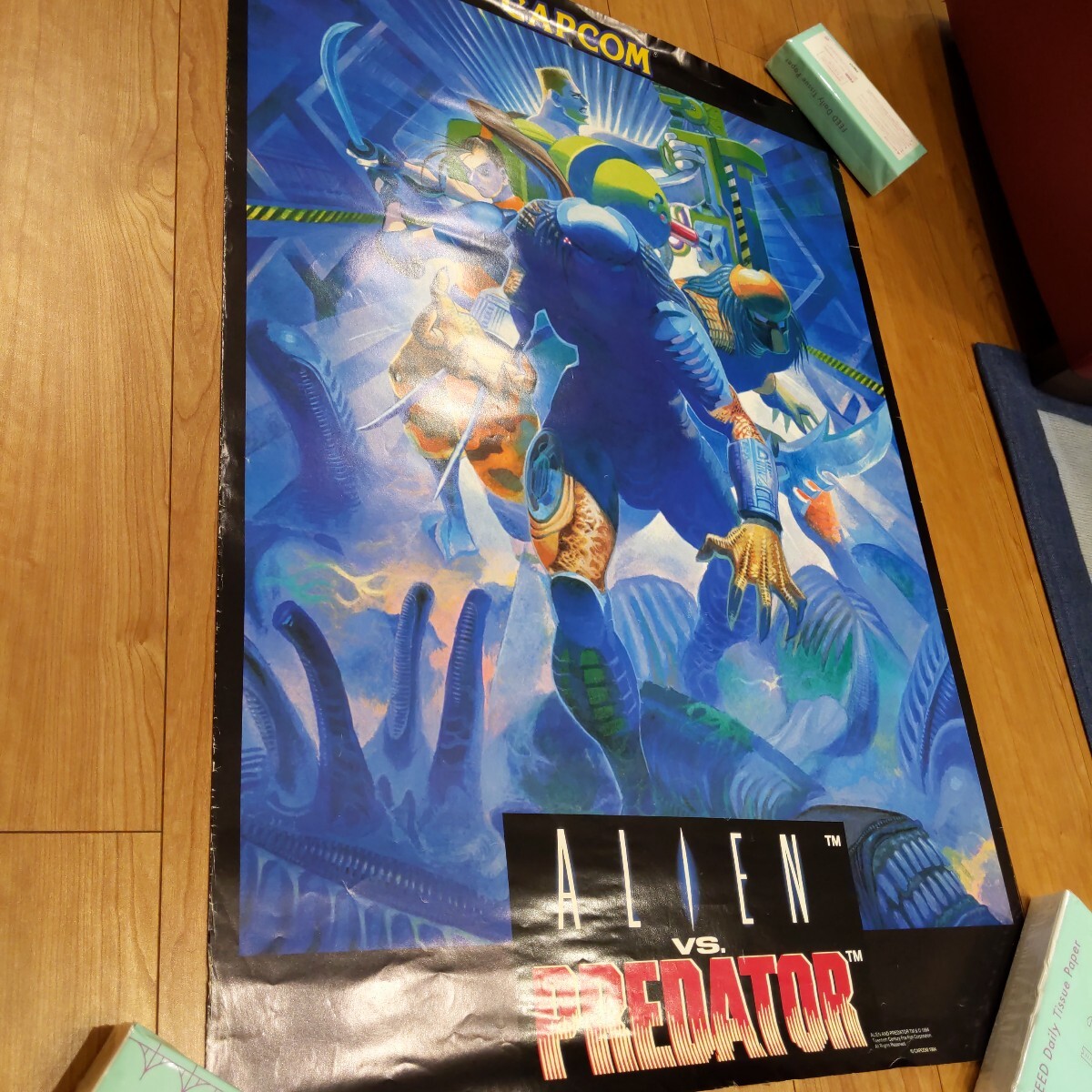 エイリアンVSプレデター B1サイズ ポスター CAPCOM カプコン エイリアンVSプレデター B1サイズ ポスター CAPCOM カプコン