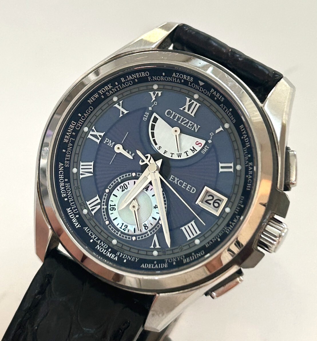 CITIZEN EXCEED AT9056-01L 限定650本 箱なし本体のみ Yahoo!オークション - B7)100円~CITIZEN/シチズン エクシード