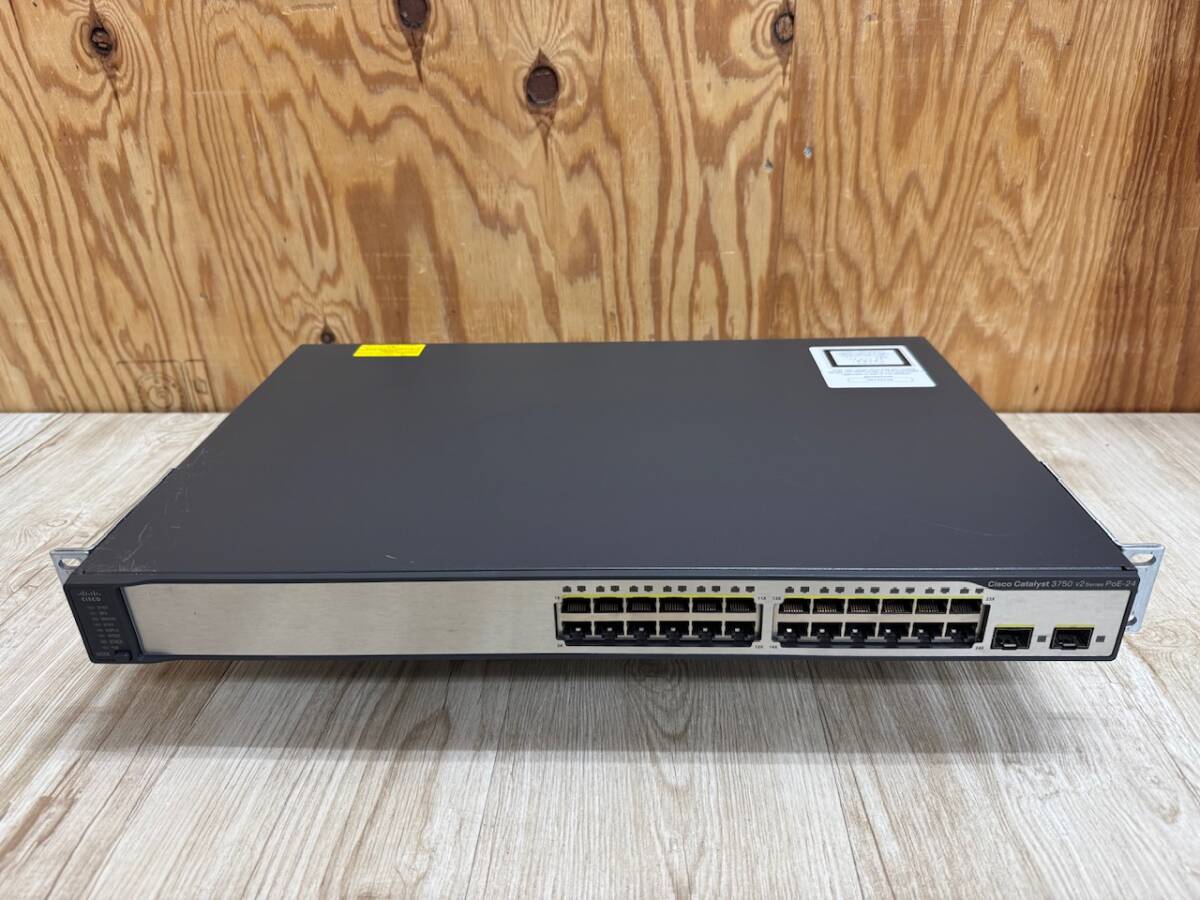 *6002-0218-17 * первый период . завершено / электризация гарантия * Cisco ( C3750V2-24PS-S V07) Catalyst 3750 V2 Series PoE-24 переключатель отправка размер :D