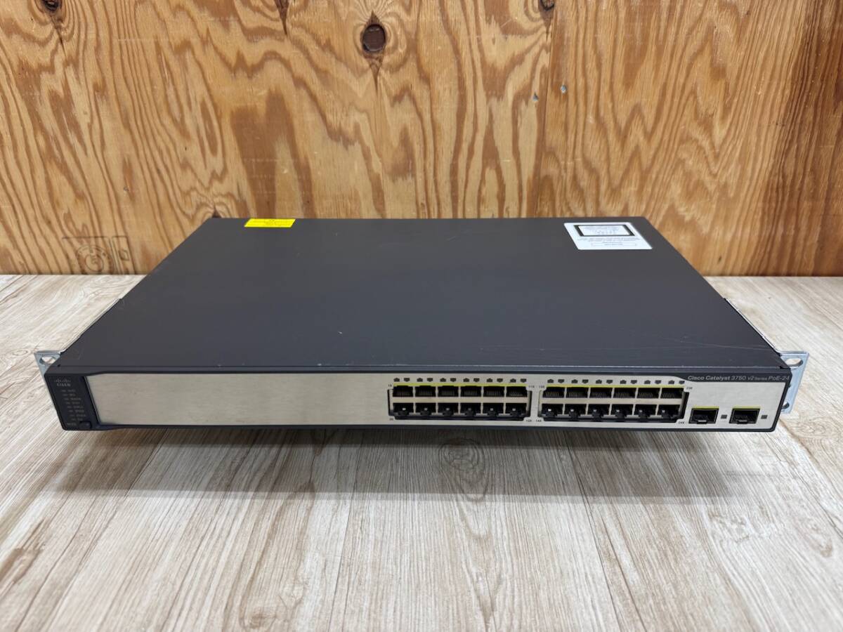 *6002-0218-18 * первый период . завершено / электризация гарантия * Cisco ( C3750V2-24PS-S V07) Catalyst 3750 V2 Series PoE-24 переключатель отправка размер :D