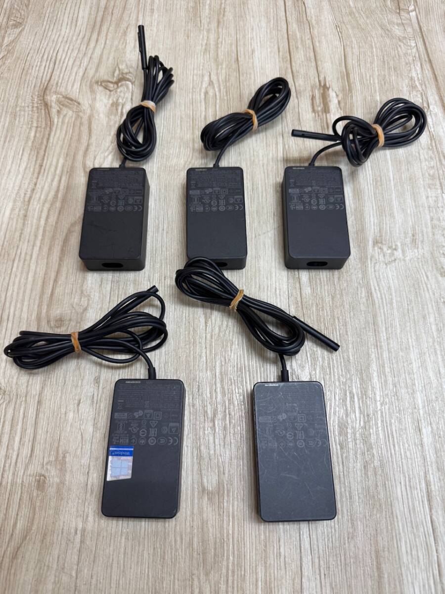 *0471-0917☆通電保証/5點(diǎn)Set☆ Microsoft マイクロソフト (Model:1800) Surface Proシリーズ サーフェイス用 充電器 ACアダプタ 発送:B