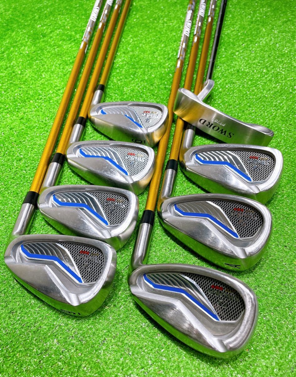 ★程度良好♪優しい メンズゴルフセット SWORD ATC 589★13本フルセット KATANA GOLF FLEX R カタナゴルフ ソード 初心者 クラブセット_画像6