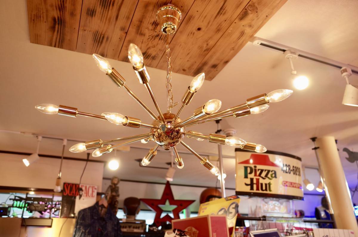 新品　SPUTNIK LAMP　スプートニクランプ?。保笩簟RASS　照明　アメリカ ６０’s ミッドセンチュリー インテリア LAMP