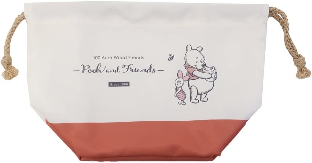 ディズニー　くまのプーさん　ランチ巾着　（プー＆ピグレット）　2枚セット　抗菌・防臭　お弁当袋　お弁当入れ　巾着袋　巾着_画像3
