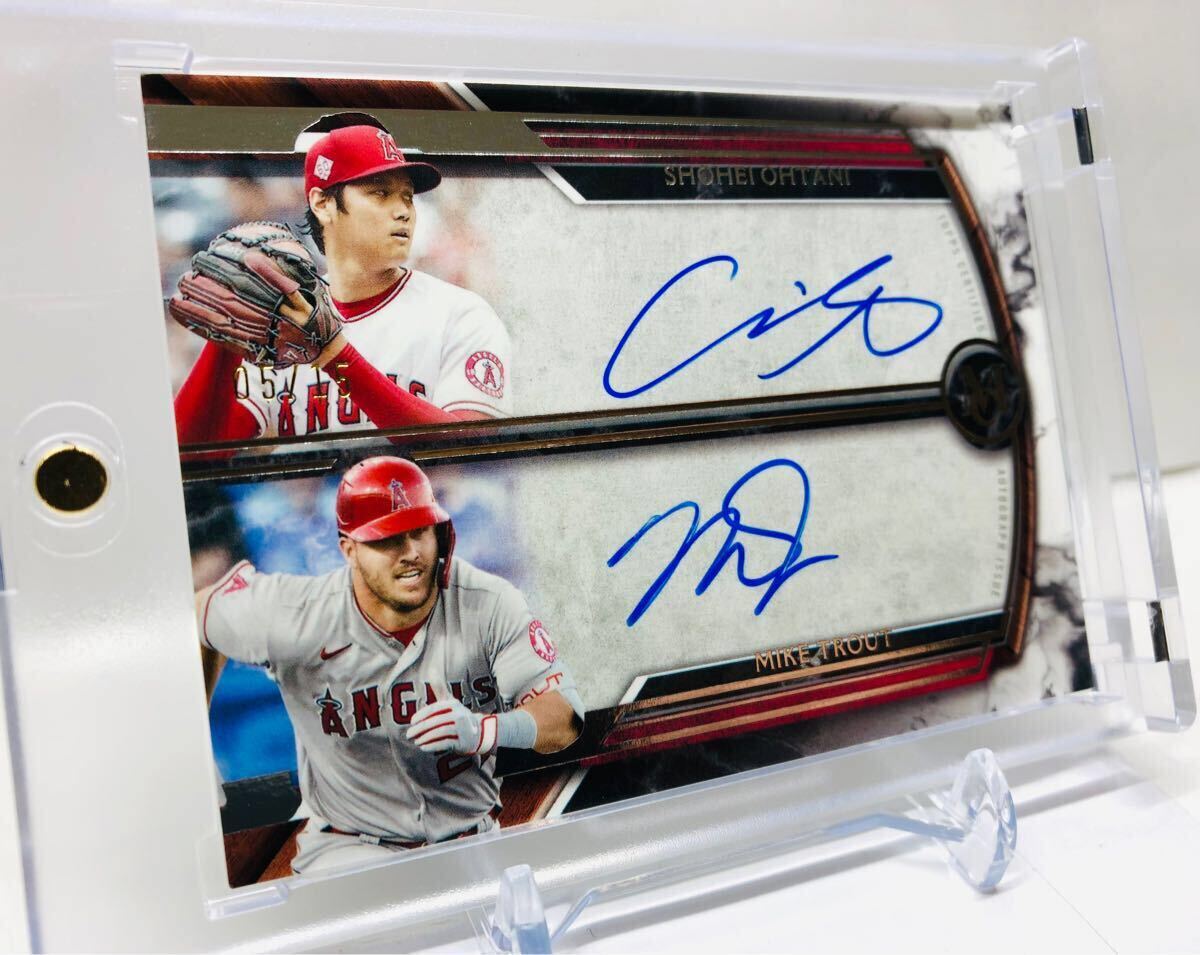 15枚限定】 2022 大谷翔平 マイク トラウトTOPPS MUSEUM 15枚限定】 2022 大谷翔平 マイク トラウトTOPPS MUSEUM
