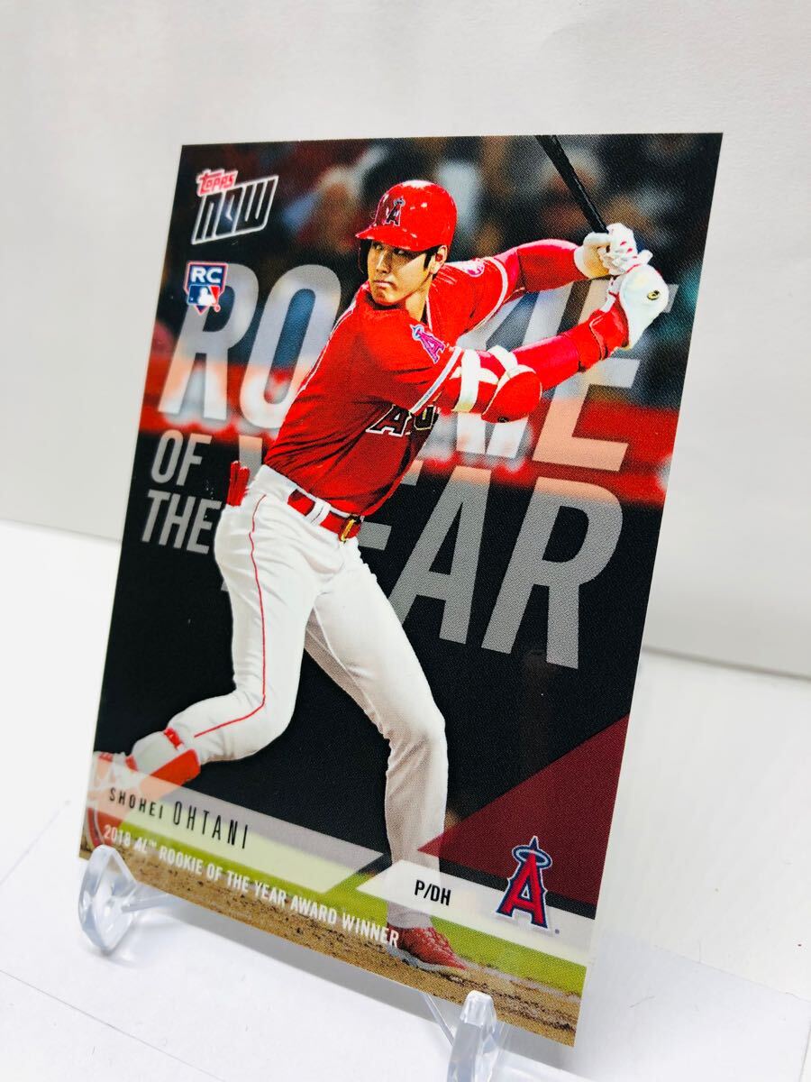 値下げ大谷翔平★Topps Now★2018★Rookie★RC★ルーキーカード Yahoo!オークション - 2018 大谷翔平 Topps Now #AW-1 最優秀
