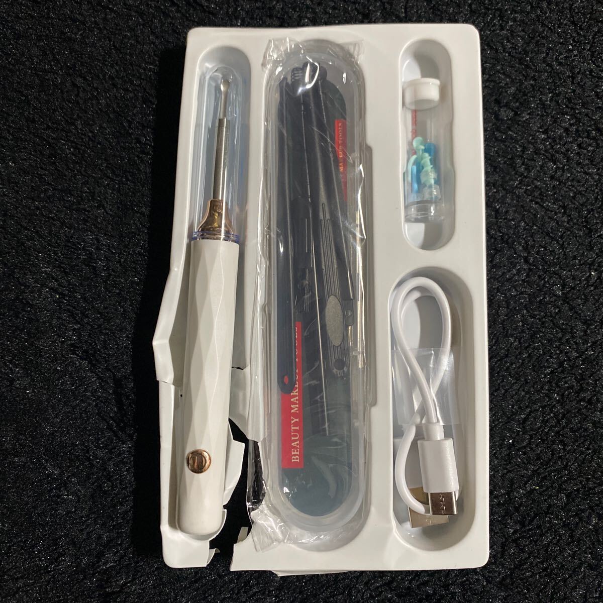 703a3020☆ rahuko 耳かき カメラ ワイヤレス イヤースコープ 耳掃除 ライト付き耳かき 耳垢クリーニング 