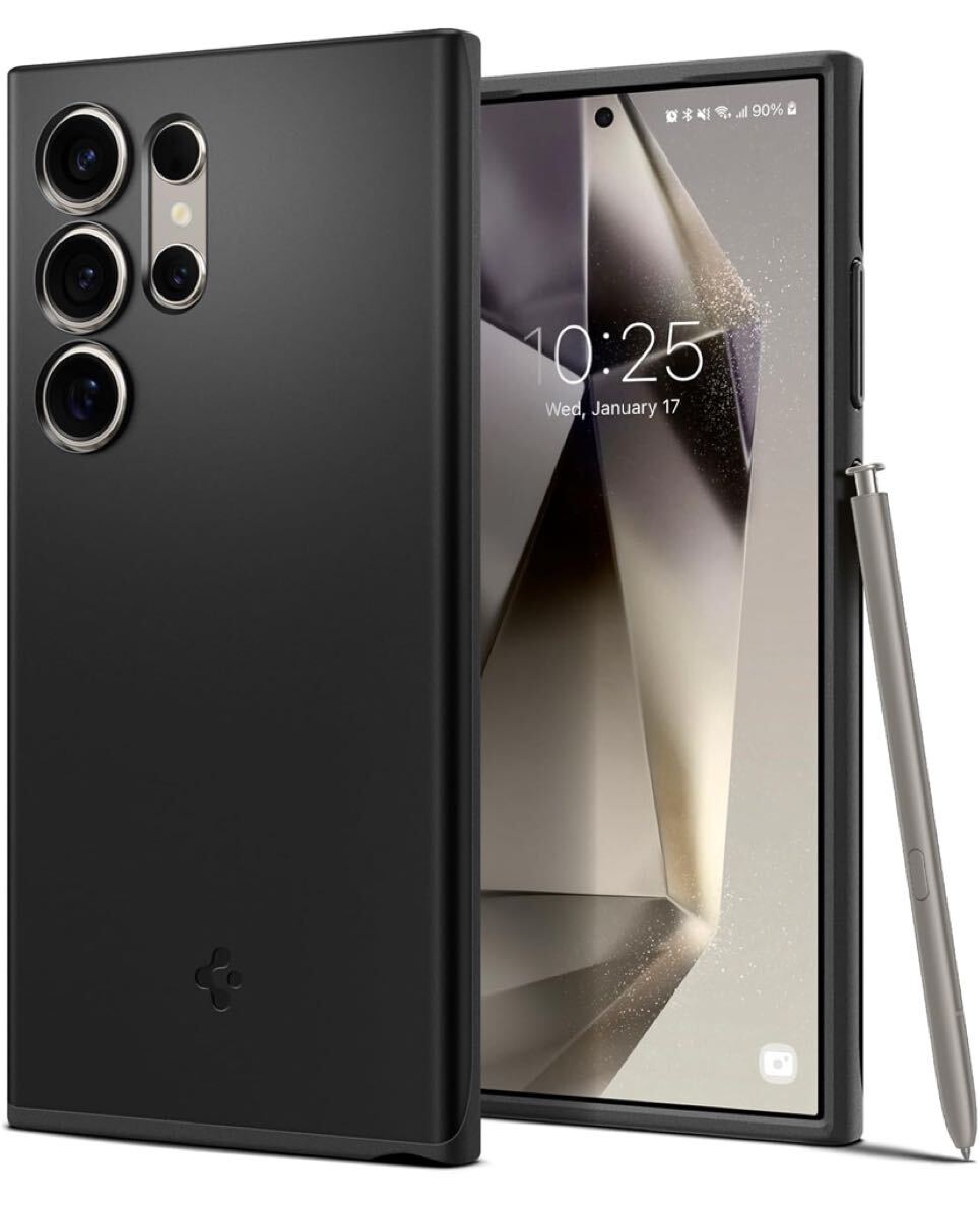 703a2008☆ Spigen Galaxy S24 Ultra ケース 薄型 SC-52E | SCG26 極薄 レンズ保護 Google