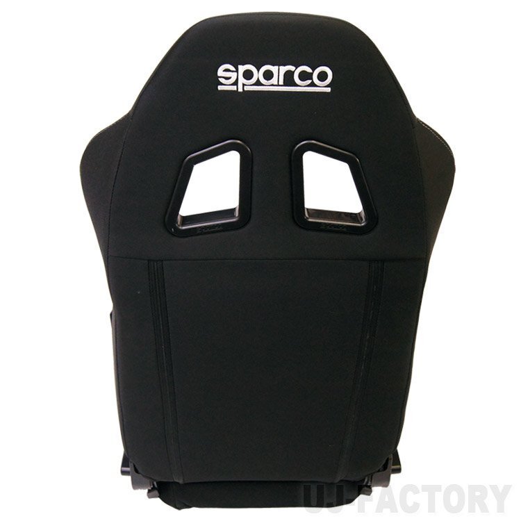 【再入荷★正規(guī)品/sparco newバージョン】★セミバケットシート R100J★ ブラック/グレーボーダー（左右共通モデル）009014ENRGR