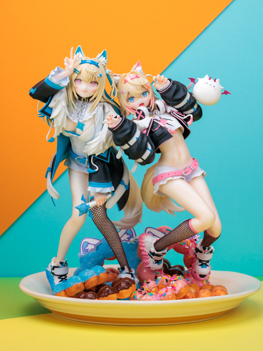 ホロライブ FUWAMOKO ガレージキット完成品 凛花館 FUWAMOCO ホロライブ FUWAMOKO ガレージキット完成品 凛花館 FUWAMOCO