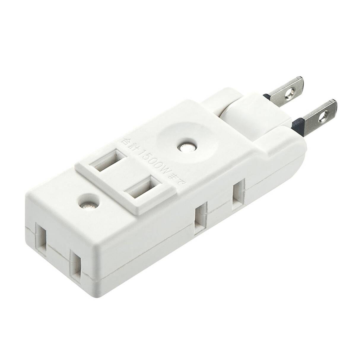 Supply) スイングミニタップ 2P・4個口 サンワサプライ(Sanwa ホワイト TAP-AC10W
