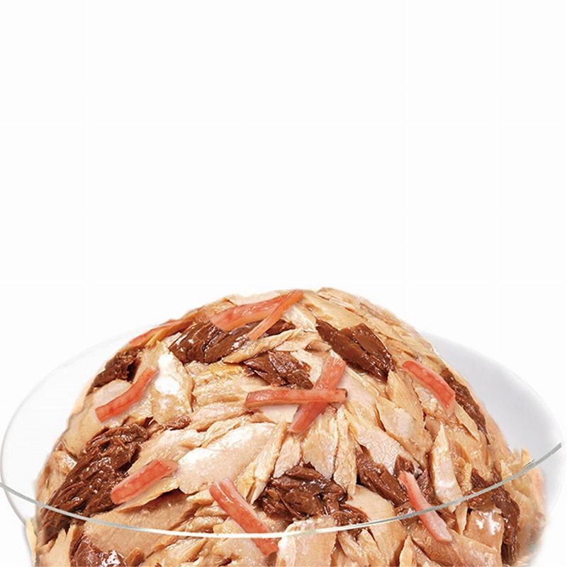 いなばペットフード いなば 金のだし まぐろ・かにかま入り 65g×3缶パック 猫用フード_画像2